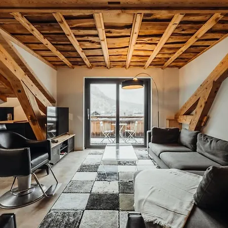 公寓 Luxurious 3-bedroom Flat With Sauna And Garage 霞慕尼